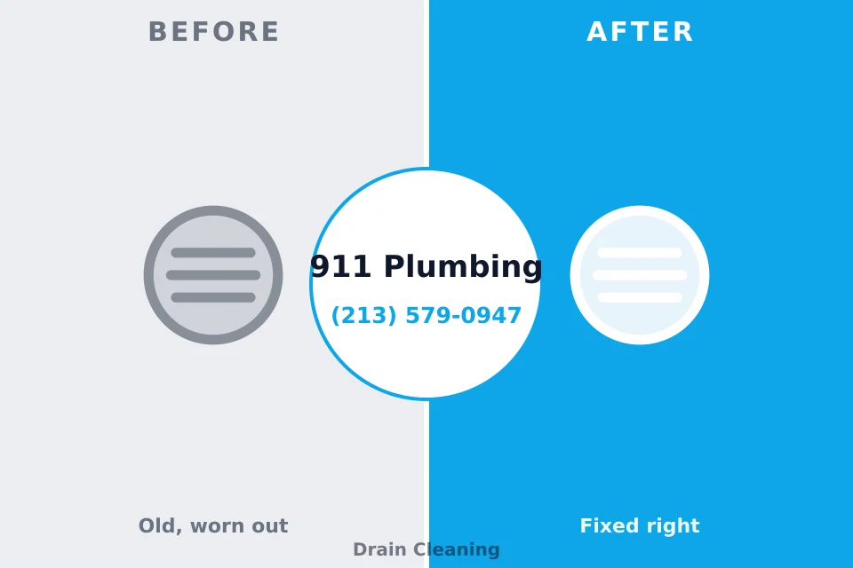 Before and after: plumbing company Cosmopolis, WA
